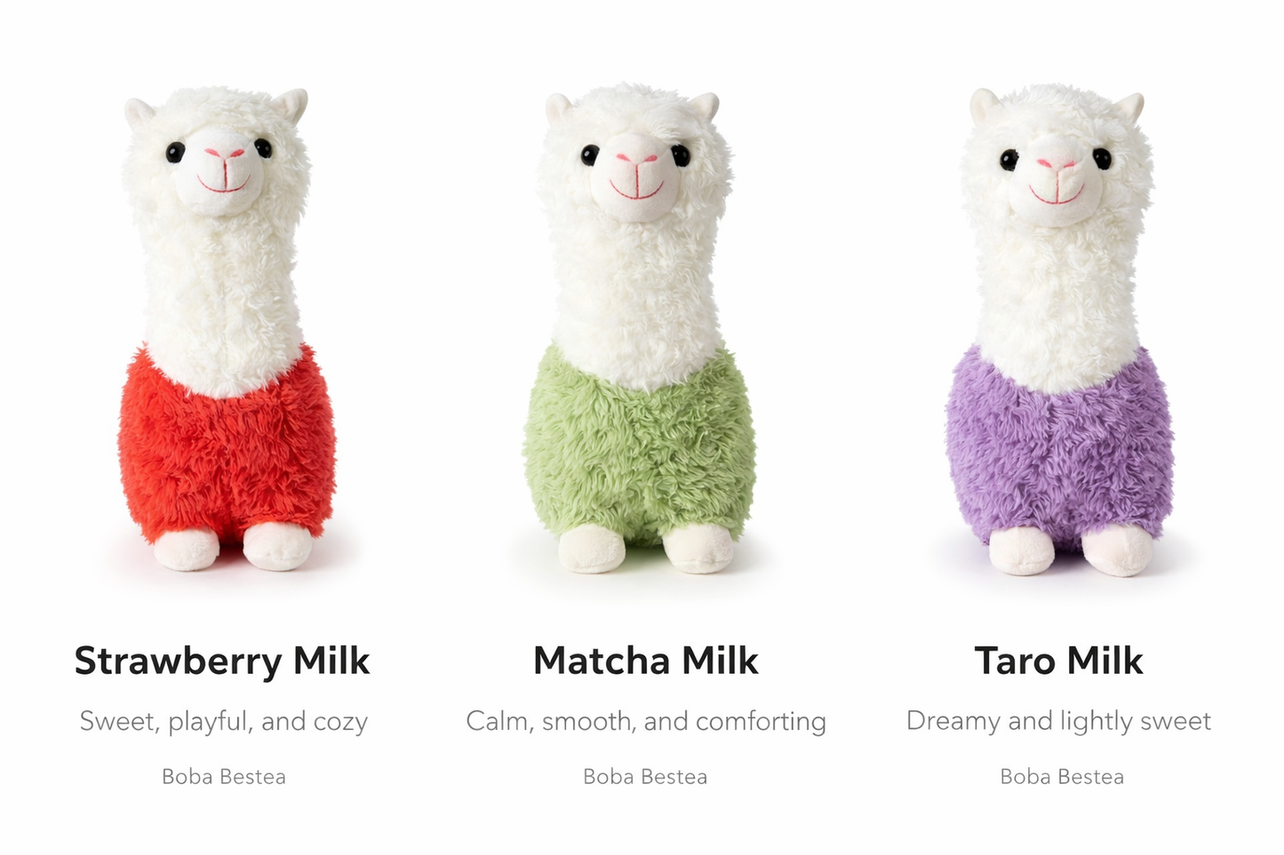 Boba Bestea Alpaca Plush – Milk Tea Collection